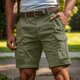 thumbnail image 1 of WILLBEST Pantalones Cortos para Hombre, Informales, de Verano, Ligeros, Transpirables, Cómodos, para Exteriores, Ajuste Relajado, Cintura Elástica, Tela Suave para Uso Diario., 1 of 5