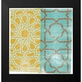 thumbnail image 2 of Saunders, Alonzo 12x12 Black Modern Framed Museum Art Print Titled - Moorish Study I, 2 of 5