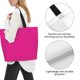 thumbnail image 3 of Fotbe Darkmagenta Bolsa Tote Estética de Lona con Estampado para Mujer - Bolsa Reutilizable de Hombro Casual para Vacaciones, Compras, Trabajo y Gimnasio, 3 of 8