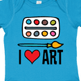 thumbnail image 4 of Inktastic Painting I Love Art Boys or Girls Baby Bodysuit, 4 of 5