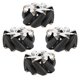 thumbnail image 3 of Juego de ruedas Mecanum de acero duradero, 4 Uds., 48mm, ruedas izquierda y derecha para coche Robot 14209, 3 of 15