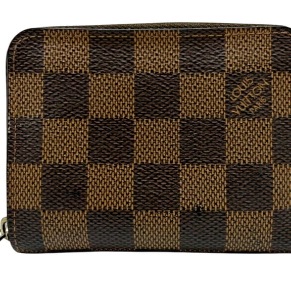 Pre-Owned LOUIS VUITTON Damier Zippy Coin Purse N63070 Compact Wallet Case for Men and Women