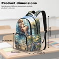 thumbnail image 7 of FKELYI Cartoon Otter Print Kids Backpack for Boys Girls 17 Inch School Backpacks with Multi-Pockets Spacious Bookbag Lightweight Casual Daypack for Elementary Student, 7 of 7