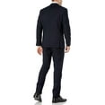 thumbnail image 6 of Caravelli Men's 60503 3-Piece Single Breasted Slim Fit Vested Suit - Navy - 50 Regular, 6 of 13