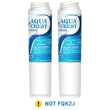 

AQUACREST FQSVF NSF 42&372 Certified Undersink Water Filter Compatible with GE FQSVF GXSV65R (1 Set)