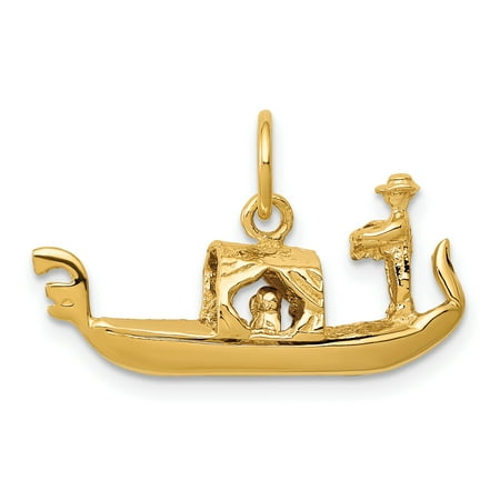 Roy Rose Jewelry 14K Yellow Gold Gondola Charm