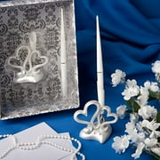 FASHIONCRAFT Interlocking Hearts Design Wedding Pen Set