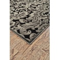 thumbnail image 2 of Feizy Saphir Transitional Floral & Botanical, Taupe/Black/Gray, 7'6" x 10'6" Area Rug Sheen Craftsman Damask Design Carpet for Living Dining Bed Room, 2 of 4