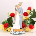 thumbnail image 2 of Pareja estatua novia G Cake Topper figuritas boda R día aniversario, 2 of 4