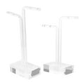thumbnail image 3 of LEORX Jewelry Earrings Rack Acrylic Jewelry Holder Trade Show 2Pcs 5.3X3.1X0.8In, 3 of 8