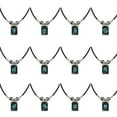 thumbnail image 3 of Collier Couple Zodiaque Obsidienne Pendentif Perlé Pierre Précieuse Tendance, 3 of 5