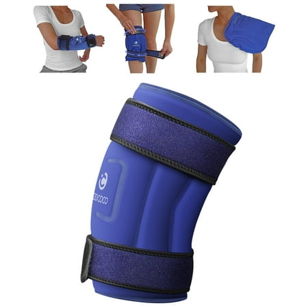 Coococo 21x18 XXXL Ice Packs for Injuries Reusable,Ice Wrap for Pain Relief, Swelling, Knee Surgery, Sports Injuries