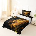 thumbnail image 5 of Homewish Rustic French Bulldog Twin Sheets,Retro Animal Bedding,Golden,3pcs,1 Fitted Sheet and 1 Pillowcase, 5 of 6