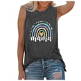 thumbnail image 2 of AOOCHASLIY Mother's Day Women Casual Vest Womens Sleeveless Tank Tops Printing Sleeveless Loose Vest Tops Best Gift for Lover, 2 of 5