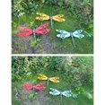thumbnail image 4 of Matsuzay Decoración de pared para interiores y exteriores, jardín, patio, arte, Patio, parque, decoración colgante, estatua, escultura, Jardín y Patio Rojo, 4 of 6