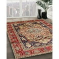 thumbnail image 3 of Ahgly Company Machine Washable Indoor Rectangle Traditional Saffron Red Area Rugs, 4' x 6', 3 of 7