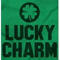 thumbnail image 2 of Saint Patricks Lucky Charm Shamrock Hoodie Sweatshirt Women Men Brisco Brands M, 2 of 6