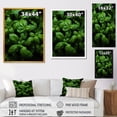 thumbnail image 4 of Designart "Vibrant Basil Herbs IV" Floral Framed Wall Art - Traditional Green Herbs Entryway Framed Wall Art, 4 of 6