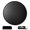 Solid Black, variant on Large Round Magnetic Chalkboard with Wooden Frame for The Home & Office, 24"x24" with Mounting Hardware, 4-Piece Chalk Set, and Eraser Included (White Wash)