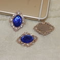 thumbnail image 3 of 10 Piezas De Diamantes De Imitación Con Parte Posterior Plana, Botón De Cuentas, Adorno Para álbum De Recortes, Azul Real SM SunniMix adornos de espalda plana, 3 of 7