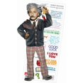 thumbnail image 1 of Einstein Quotable Notable - Die Cut Silhouette Greeting Card and Sticker Sheet, 1 of 4