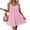 Pink, variant on Womens Nightgown Bamboo Viscose Night gown V Neck Lace Sleepwear Sleeveless Chemise Women' nightgowns & sleepshirts