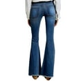 thumbnail image 4 of LAPA Womens Classic Flare Bell Bottom Denim Jeans Pants, 4 of 5