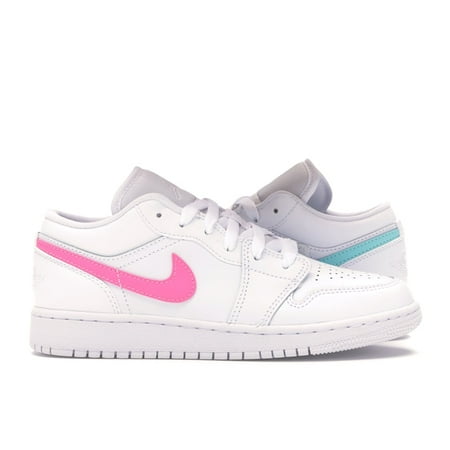 Jordan Kid's 1 Low White Neon, from StockX