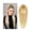 10inches, variant on Long Straight Ponytail Extension 10"-20" Real Human Hair #613 Blonde Drawstring Ponytail Clip in  Straight Hair Pony Tails Hairpieces for Women