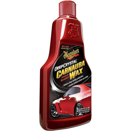 Meguiar's A2216EU Deep Crystal Step 3 Carnauba Liquid Car Wax 473ml