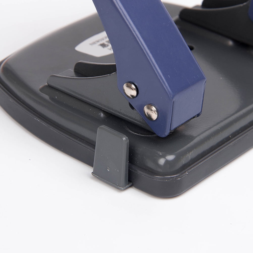 Masteelf 2pcs 2 Hole Punch Craft Paper Cutter Loose-Leaf Punches Scrapbooking Puncher DIY Tools Binding Supplies (Navy)