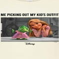 thumbnail image 3 of Disney Rapunzel - Me Picking Out My Kids Outfit; Unamused - Juniors Fitted Graphic T-Shirt, 3 of 5