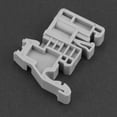 thumbnail image 1 of 35 Mm DIN Rail Bloque Terminal Desarrupador Clips De Montaje Tornillo De Plástico Gris Tipo Fijo Para La Instalación Del Panel Eléctrico 50 Piezas, 1 of 7