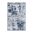 thumbnail image 2 of World Rug Gallery Distressed Abstract Area Rug - Blue 2'7"x4', 2 of 6