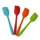 thumbnail image 1 of 4-Piece Heat-Resistant Silicone Spatulas, Stainless Steel Core Utensils, 1 of 5