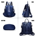 thumbnail image 4 of PINCNEL Mochila para mujer Monedero Mochila antirrobo de nailon impermeable Bolso de hombro ligero, 4 of 5