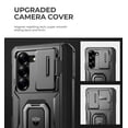 thumbnail image 3 of Funda Dexnor para Samsung Galaxy Z Fold 6 con soporte anular, color negro, 3 of 7