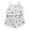 White, variant on WUANDIXFA Pajamas for Kids 1-12 Years Girls Casual Pajama Set Summer Outfit 2 Piece Homewear Lightweight Clothing Set,Red,6-7 Years