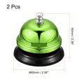thumbnail image 2 of Uxcell Desk Bell, 65mm(2.56") Dinner Bell for Restaurants Hotel, Service Bell, Green, 2 of 5