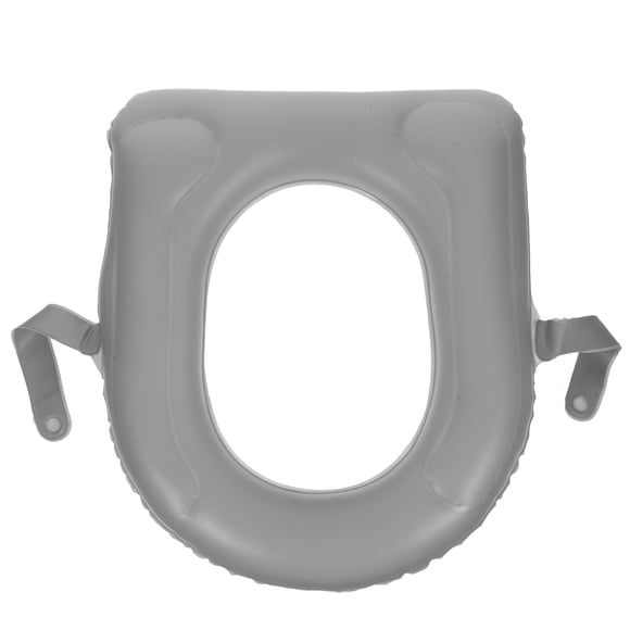 ColoMX Cojín de inodoro de cabecera: cojín inflable para asiento de inodoro, funda suave para inodoro para personas mayores, inodoro acolchado para acampar.