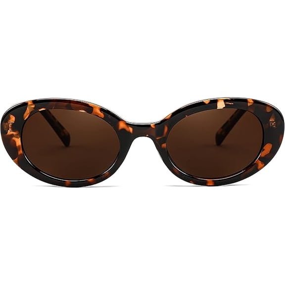 Sunglasses Womens, Retro Oval Cateye Sun Glasses Men, Small 90s Style B4128