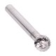 thumbnail image 1 of Broca de carburo o lima giratoria con extremo esférico, doble corte, 12 mm, Drill America, 1 of 9
