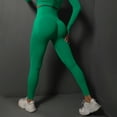 thumbnail image 1 of MKLEKYY Leggings deportivos para mujer, nuevos pantalones de yoga ajustados de punto sin costuras color melocotón para mujer, cintura alta y pantalones para correr y fitness 5044, 1 of 4