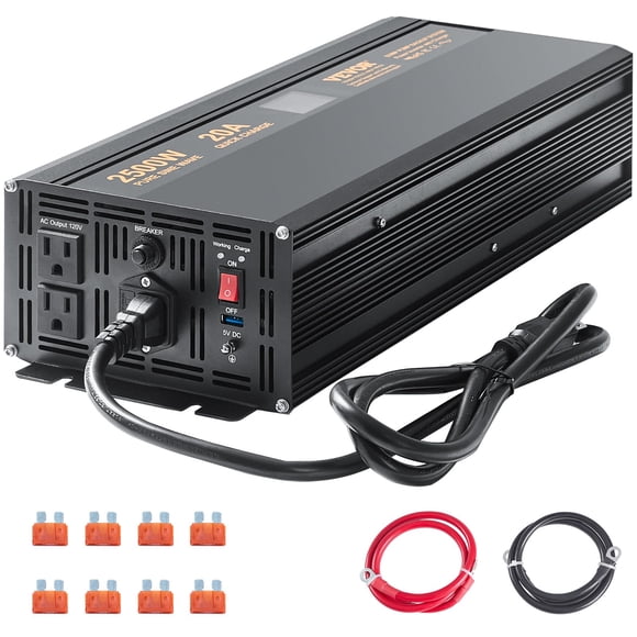 Batería de respaldo para bomba de sumidero VEVOR 2500W con LCD 100AH