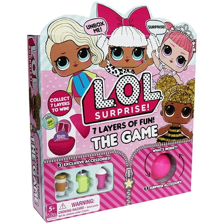 Cardinal Games L.O.L. Surprise 7 Layers of Fun –the Game Action Board