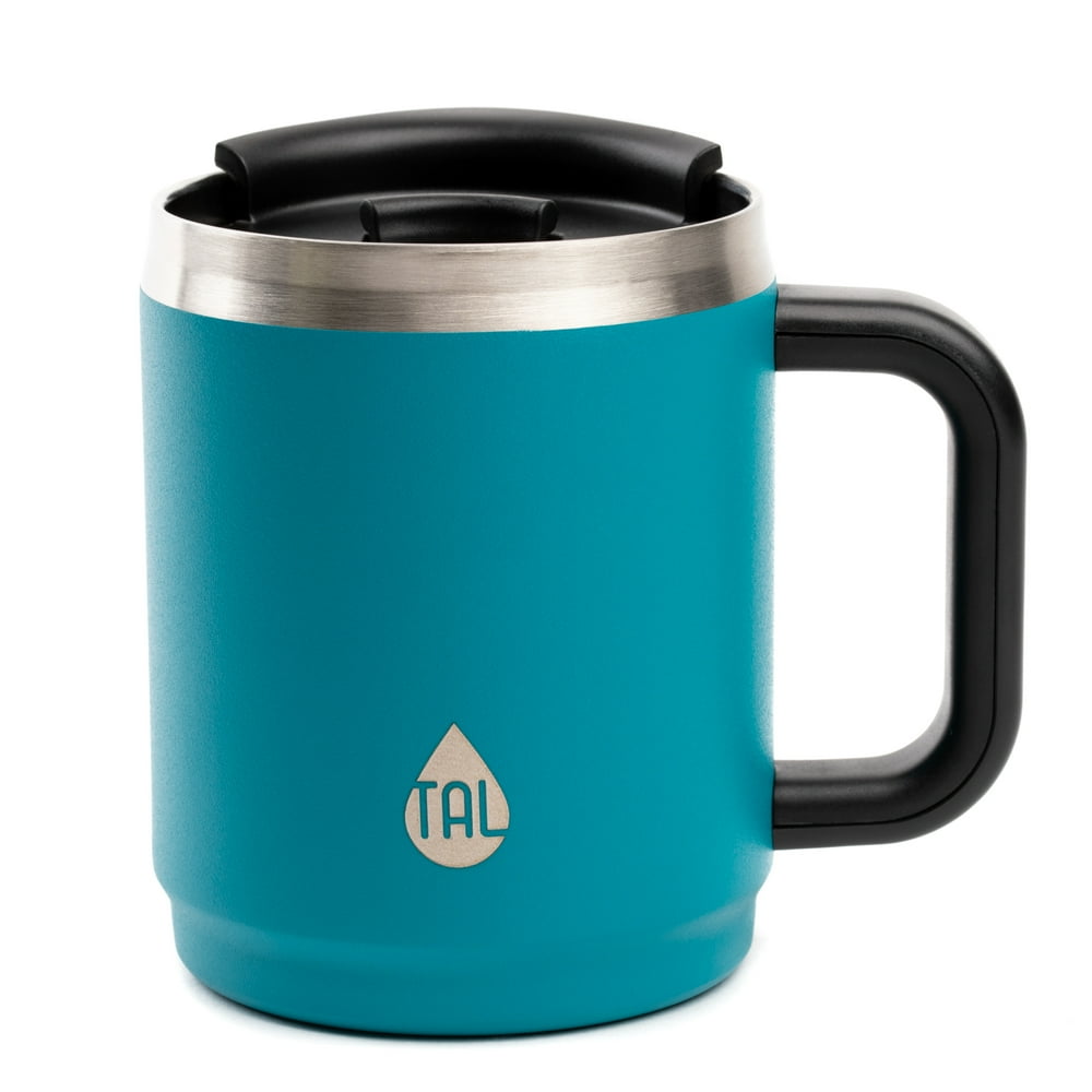TAL 14 Ounce Teal Stainless Steel Boulder Travel Mug