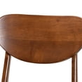 thumbnail image 2 of Bowery Hill Walnut Brown Finished Wood 2-Piece Dining Chair Set, 2 of 8