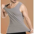 thumbnail image 2 of ZVNAΖH Mens Winter Warm Thermal Tank Top Sleeveless Undershirt V Neck Base Layer Vest Seamless Patch Inner-Bottom Shirt, 2 of 6