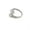 Silver, variant on Women's Stainless Steel Drop Cubic Zirconia Ring Simple Opening Wedding Promise Jewelry Silver