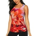 thumbnail image 2 of Haiem Autumn Maple Leaves Workout Tank Tops for Women, Athletic Sports Slim-Fit Tank Tops, Compression Sleeveless Dry Fit Shirts,Athletic Shirt-X-Large, 2 of 9